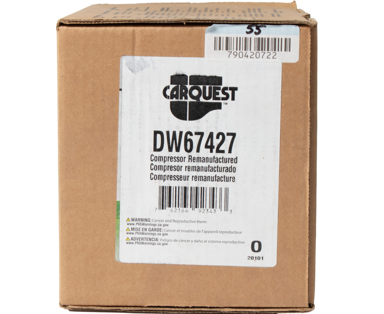 Carquest Refurbished A/C Compressor Fits 1999-01 Nissan Pathfinder Model DW67427