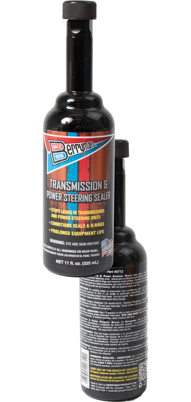 Berryman Transmission Power Steering Sealer Conditions Seals 11 Oz Model ID 0712