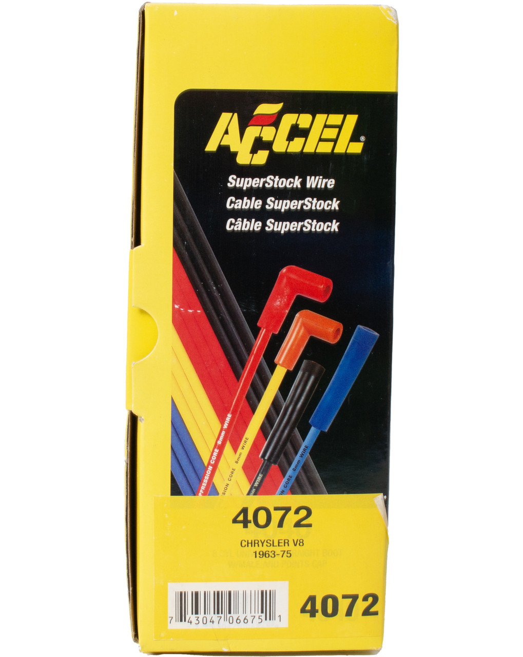 Accel Super Stock Ignition Wire Set Fits 1963-75 Chrysler Dodge Part Number 4072