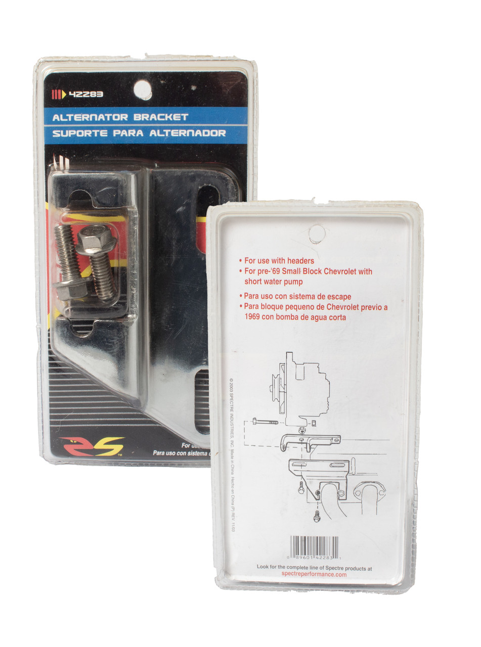 Spectre Automotive Alternator Bracket Fits Select 55-69 Chevrolet GMC Part 42273