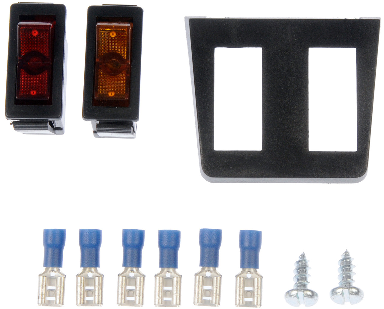 Dorman - Conduct-Tite Multiple Rocker Kit Two Switches - Red And Amber 86921 Fits -