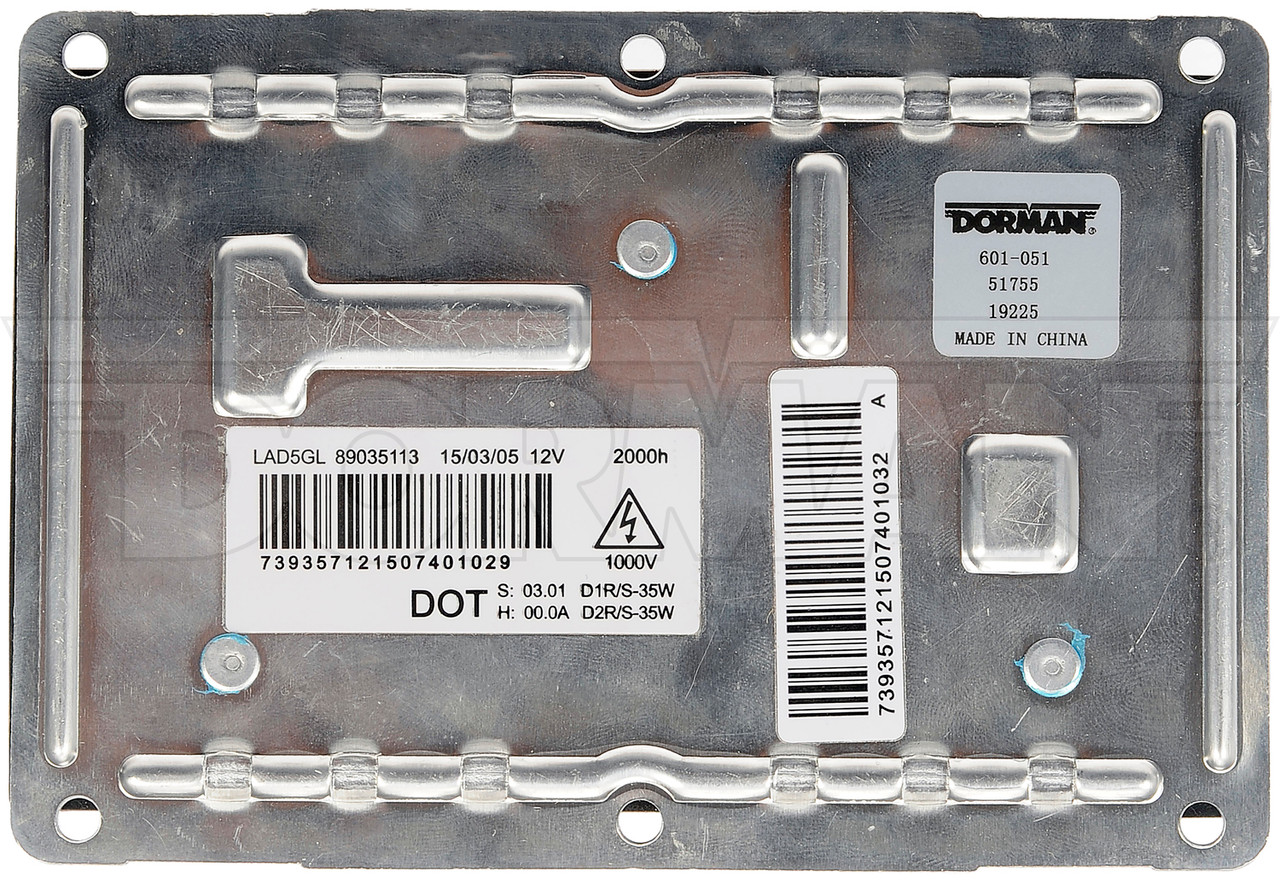 Dorman - OE Solutions High Intensity Discharge Control Ballast 601-051 Fits 2016-99