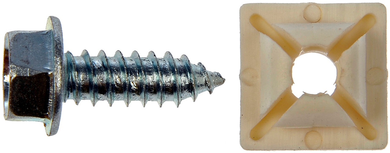 Dorman - Autograde License Plate Fasteners-Phillips Hex Washer-  1/4-14 X3/4 In 785-158 Fits -