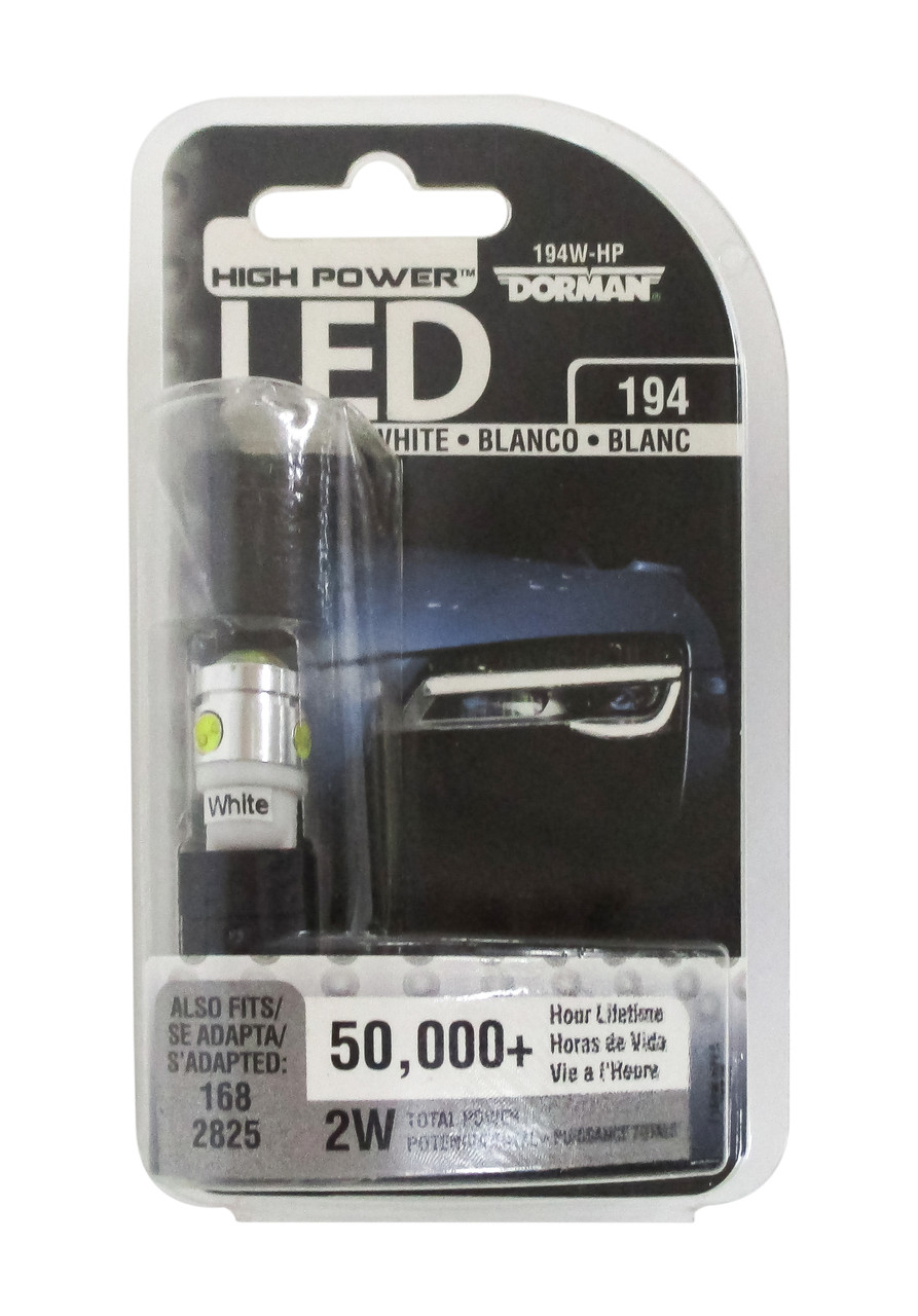 Dorman White LED Side Marker Replacement Light Bulb  Package of 1  194W-HP