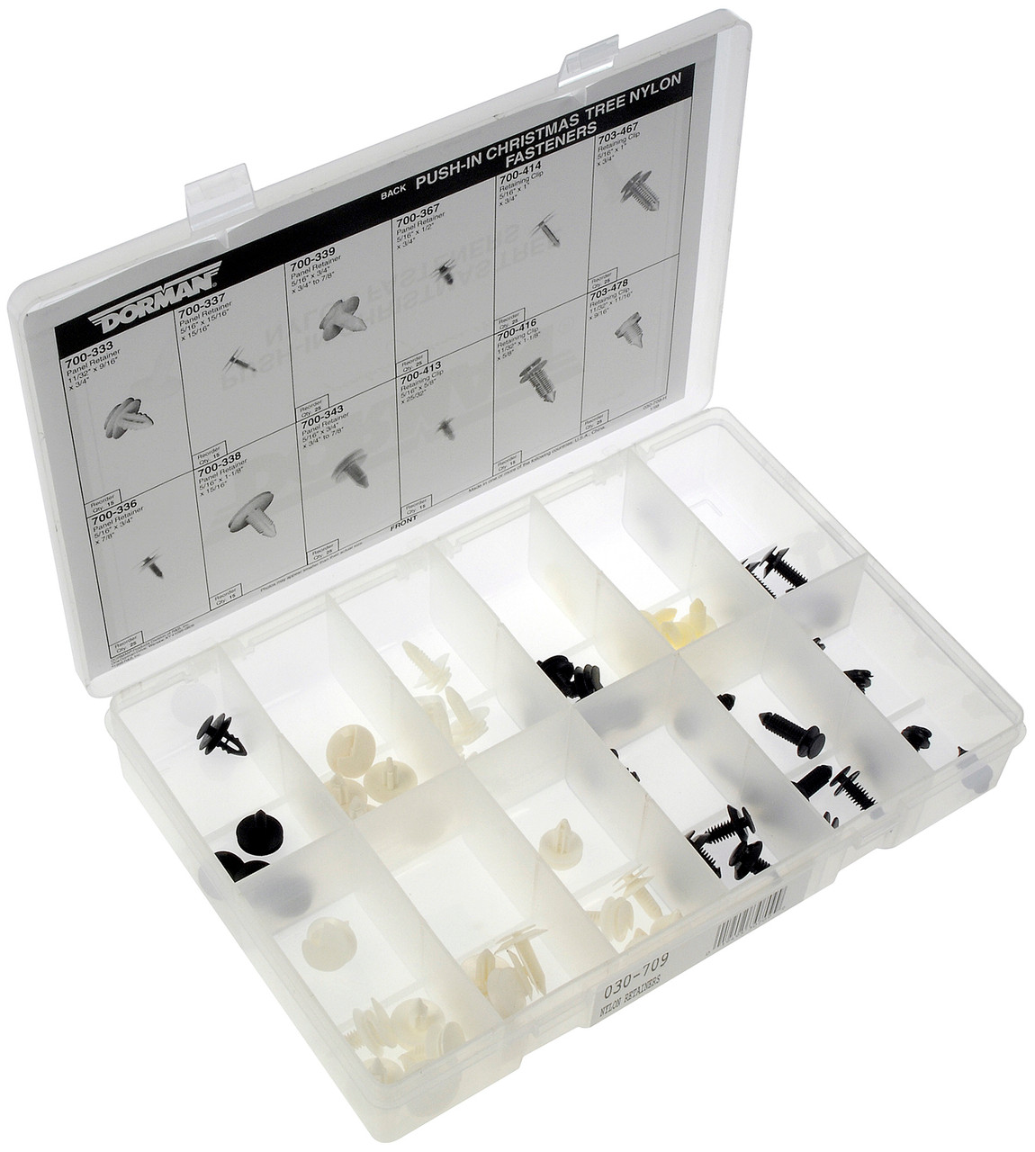 Dorman - Autograde Push-In Nylon Panel Retainer Tech Tray 030-709 Fits -