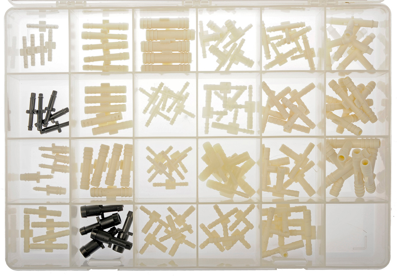 Dorman - Autograde 115 Piece 23 Sku Vacuum Tees/Connectors General Maintenance Tech Tray 030-496 Fits -