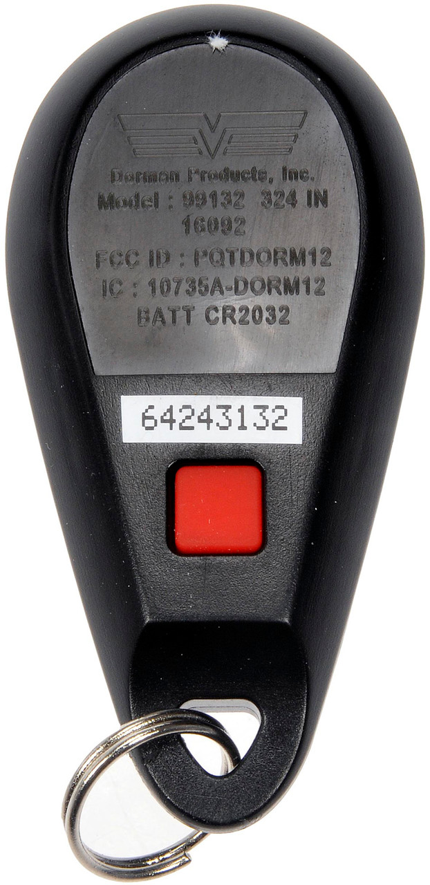 Dorman - HELP Keyless Entry Remote 4 Button 99132 Fits Subaru 2007-97