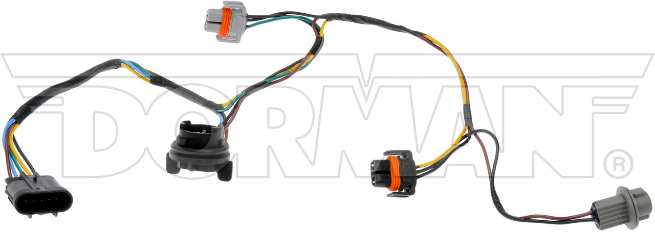 Dorman - TECHoice Headlight Socket And Connector Wire Harness Assembly 645-539 Fits Chevrolet Malibu 2012-08
