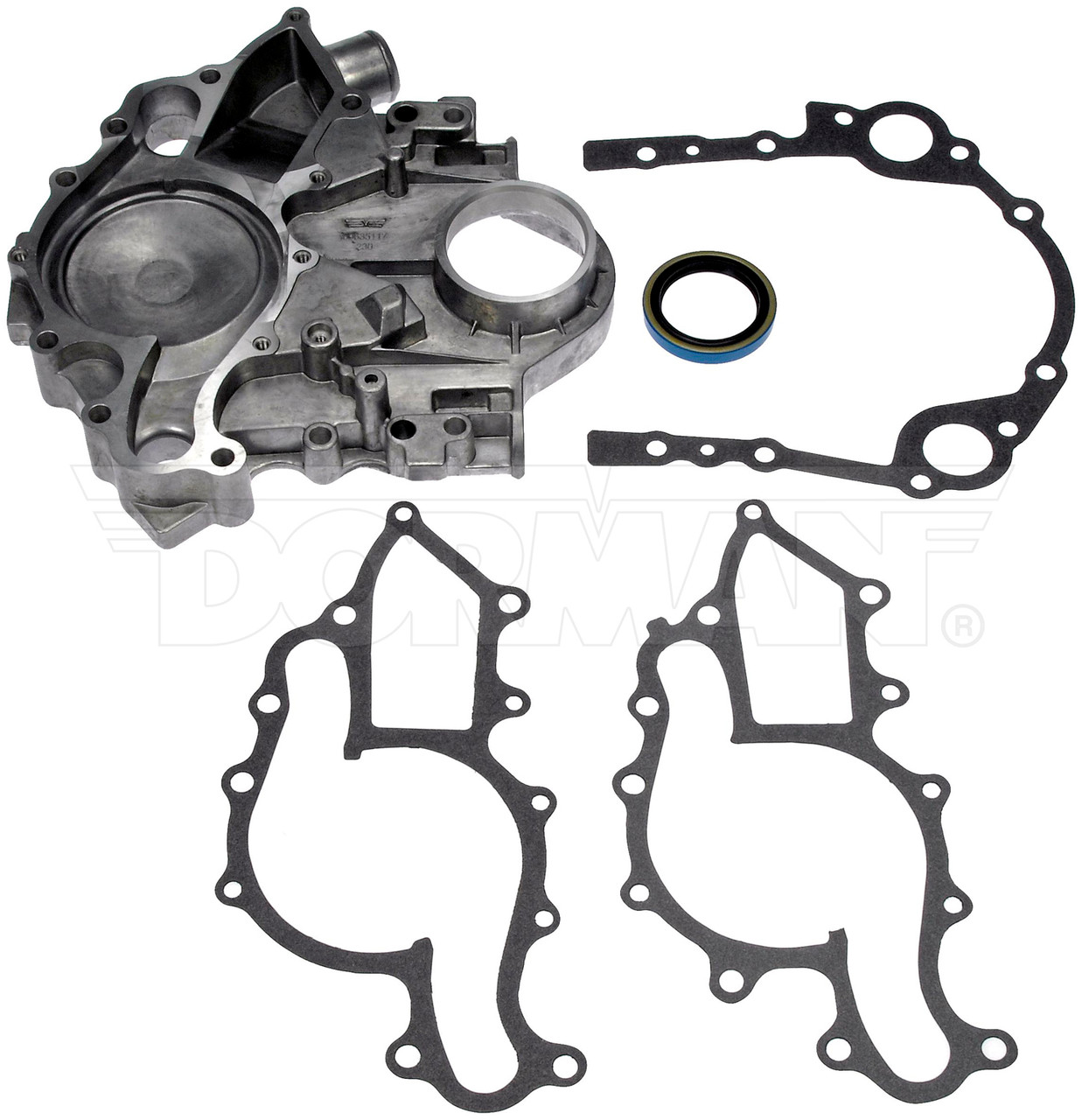 Dorman - OE Solutions Timing Cover Kit - Includes Gaskets And Seal 635-117 Fits Ford 2008-90