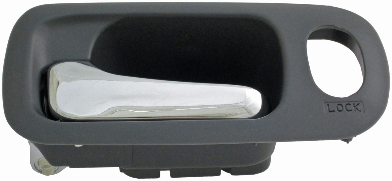 Dorman - HELP Interior Door Handle Front Left Chrome/Gray Graphite 92690 Fits Honda CR-V 2006-02