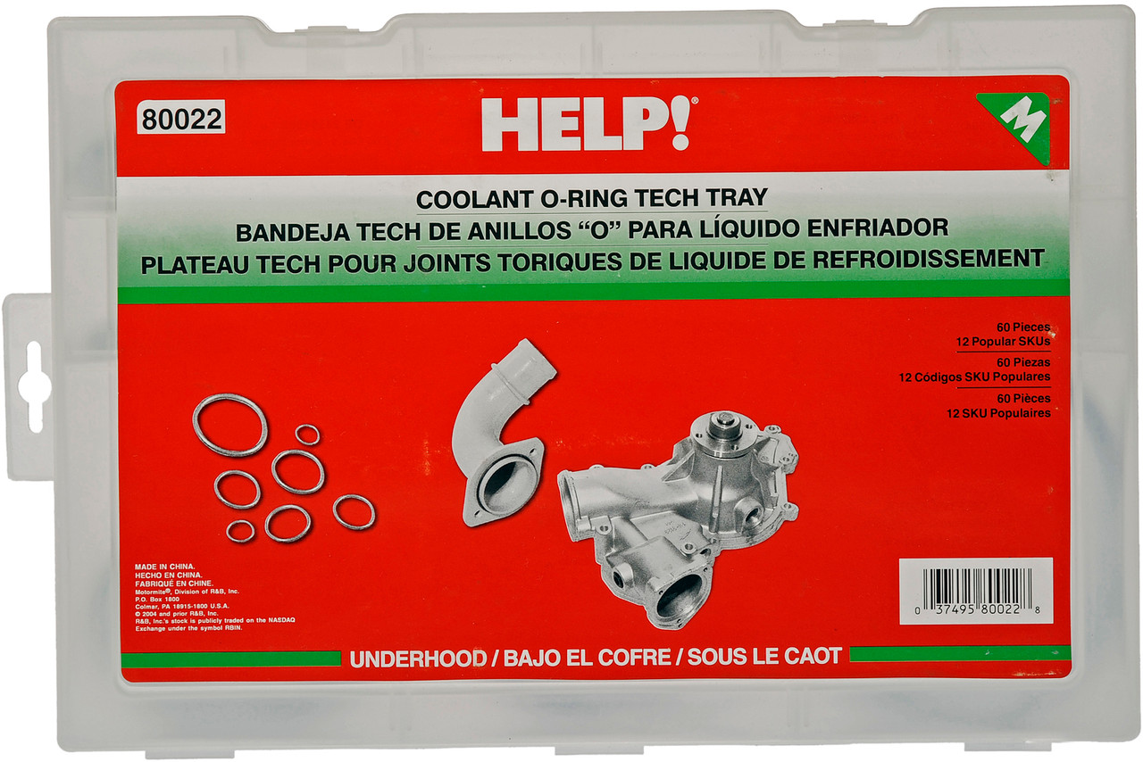 Dorman - HELP Coolant O-Ring Tech Tray 80022 Fits -
