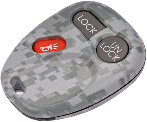 Dorman - HELP Keyless Remote Case Replacement Gray Digital Camouflage 13622Gyc Fits Cadillac 2002
