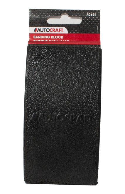 Autocraft Auto Body Repair Sanding Block Rubber 4.92" x 2.68" Model Number AC694 Autocraft Auto Body Repair Sanding Block Rubber 4.92" x 2.68" Model Number AC694