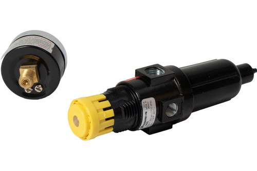 Samson Replacement 1/4in Mini Piggyback Fuel Filter Regulator Gauge Assembly 955