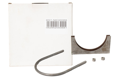 Nickson 5 Inch Heavy Duty 3/8 Inch U-Bolt Stainless Steel Exhaust Clamp Model 68