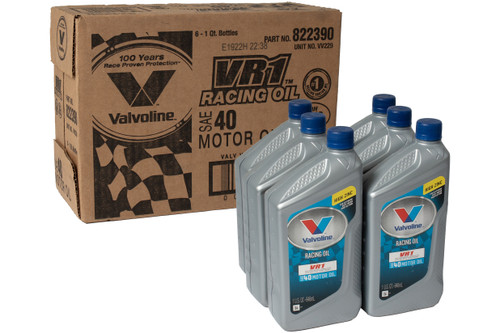 Valvoline Automotive VR1 Racing Motor Oil SAE 40 Double Zinc Model Number 822390