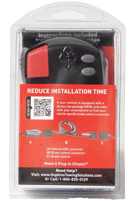 Hopkins Agility Brake Control Connector Plug-in Simple Compatible Model ID 47294