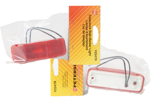 Peterson Clearance Side Marker Light Surface-Mounted Fits Trailers Trucks V2547R