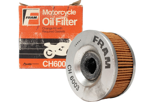 FRAM Replacement Oil Filter Fits 1976-1990 Yamaha Street Motorcycle Part CH6003