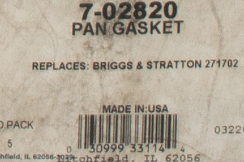 Prime Line Crankcase Gasket Replaces Briggs-Stratton 271702 Model Number 7-02820