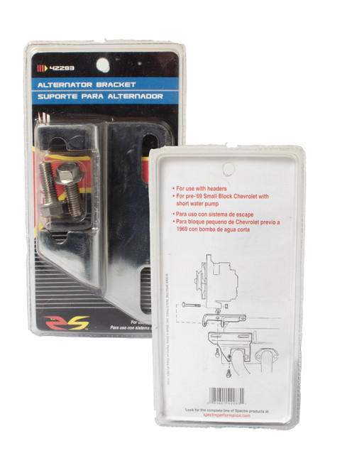 Spectre Automotive Alternator Bracket Fits Select 55-69 Chevrolet GMC Part 42273