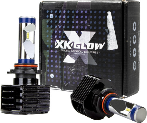 XKGLOW Single Beam 76W CREE LED Fanless Ultra Bright Headlight Set XK042003-HB3