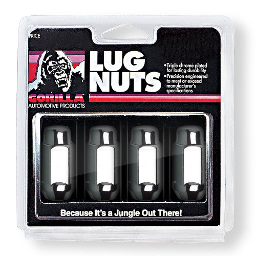 Gorilla Automotive Extra Long Acorn Bulge Lug Nuts Fits 14 mm X 1.50 91147