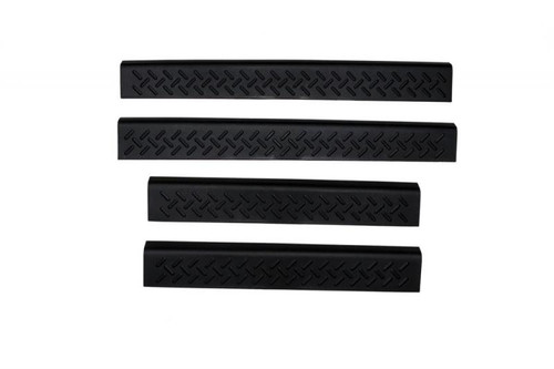 AVS 00-07 Chevy Silverado 1500 Ext. Cab Stepshields Door Sills 4pc - Black