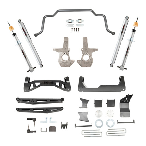 Belltech 07-16 Chevrolet Silverado / GMC Sierra 1500 4WD 7-9" Suspension Lift Kit w/ Shocks