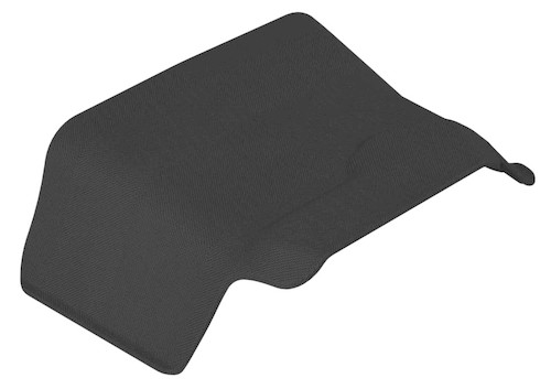 3D MAXpider 2007-2013 Chevrolet Silverado Extended/Crew Cab Kagu 1st Row Floormat - Black L1CH01851509