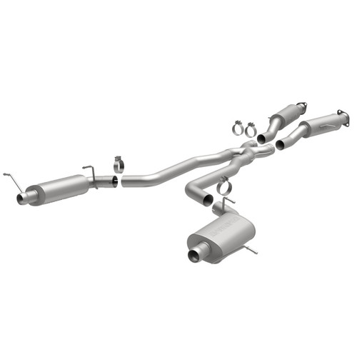 MagnaFlow 12 Jeep Grand Cherokee V8 6.4L Dual Split Rear Exit Stainless Cat Back Performance Exhaust