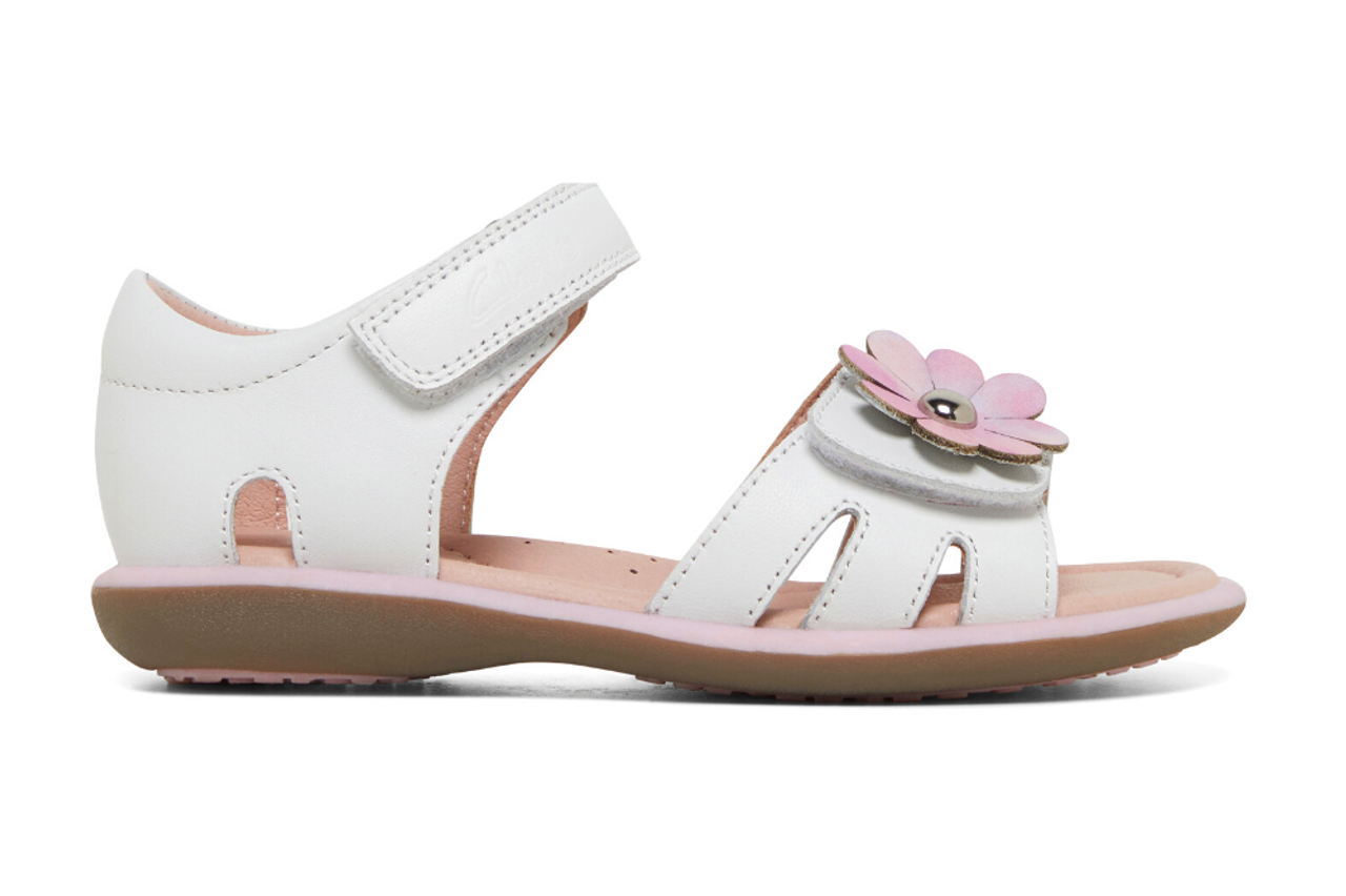 Pattie White/Pink - Peter Oram Shoes
