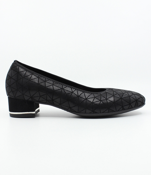 Nero HighSoft leather court shoe with 35 mm heel