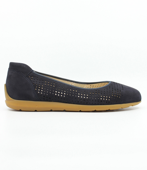 Blau perforated leather slip-on with HighSoft cushioning