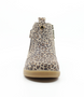 Front view of the Jodhpur showing the leopard suede upper, elastic gusset and inside zip.