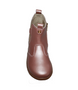 Front view of the Jodhpur showing the rose‑gold leather upper, elastic gusset and inside zip.
