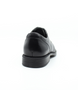 Back view of the MONASH black lace‑up showing rail‑front design and polished finish.