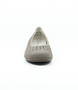 Front view of the HESIMA 50 showing the pietra nubuck perforated upper, rounded toe and low-profile sole.