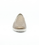Front view of the HENNI 01 showing the fango leather upper, rounded toe and low-profile sole.