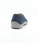 Back view of the HENNI 01 showing the jeans nubuck upper, rounded toe and low-profile sole.