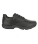 Black boys leather school shoe with multi-fit insole system