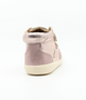 Champ High showing the rose‑gold leather upper, padded collar and multi straps.
