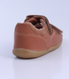 Driftwood showing the caramel leather straps, open toe and padded collar.