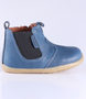Jodhpur showing the midnight leather upper, elastic gusset and inside zip.