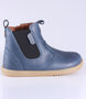 Jodhpur showing the midnight leather upper, elastic gusset and inside zip.