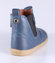 Jodhpur showing the midnight leather upper, elastic gusset and inside zip.