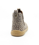 Jodhpur Boot II showing the leopard suede upper, elastic gusset and inside zip.
