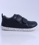 Grass Court showing the navy leather upper, speckled sole and double straps.