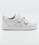 Grass Court showing the white leather upper, white sole and double straps.