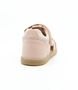 Roam showing the cameo‑rose closed‑toe upper, side openings and ankle strap.